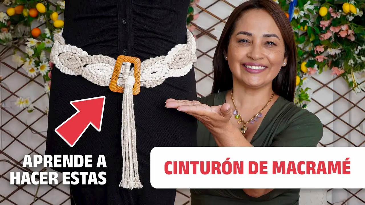 cinturon de macrame