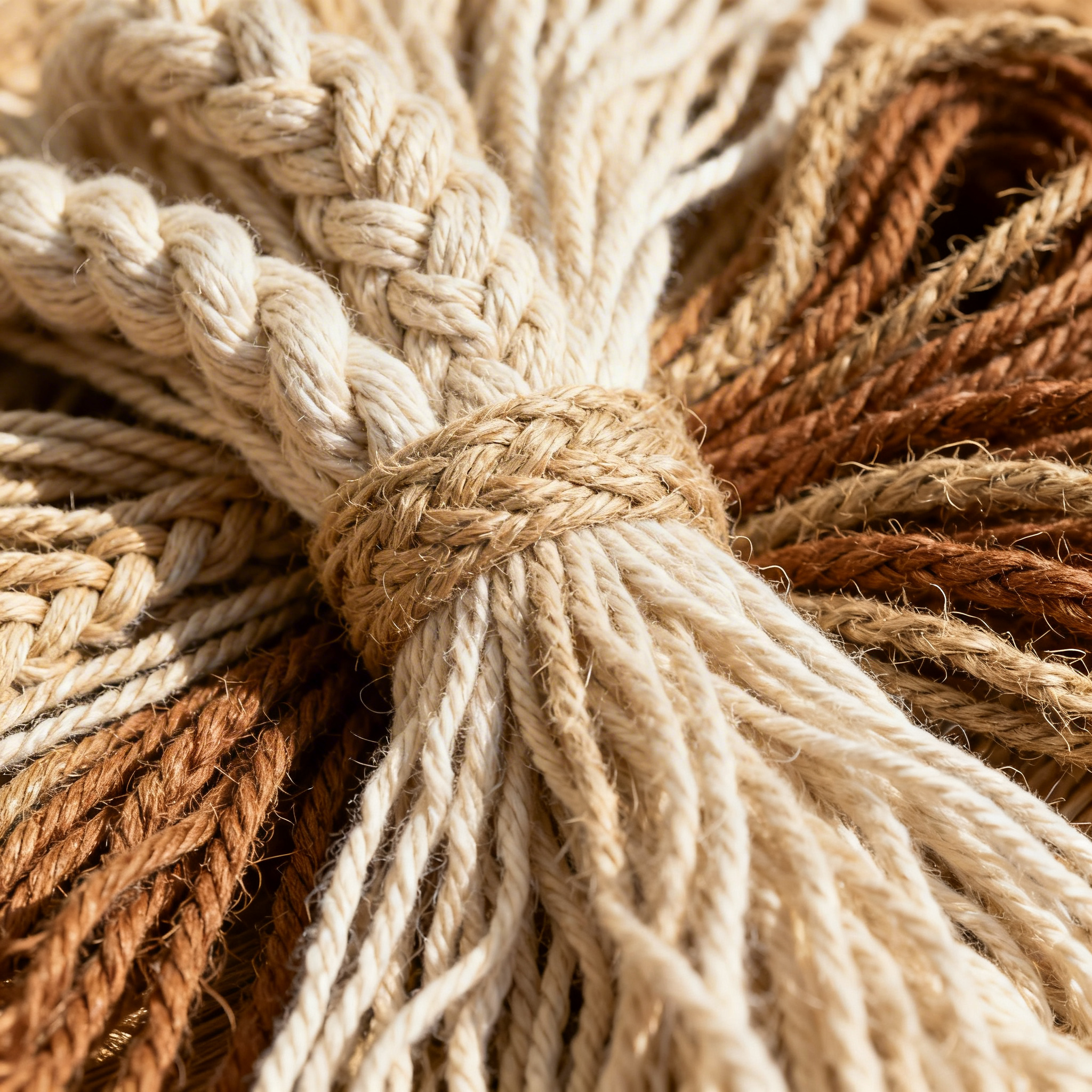 Craft material macrame