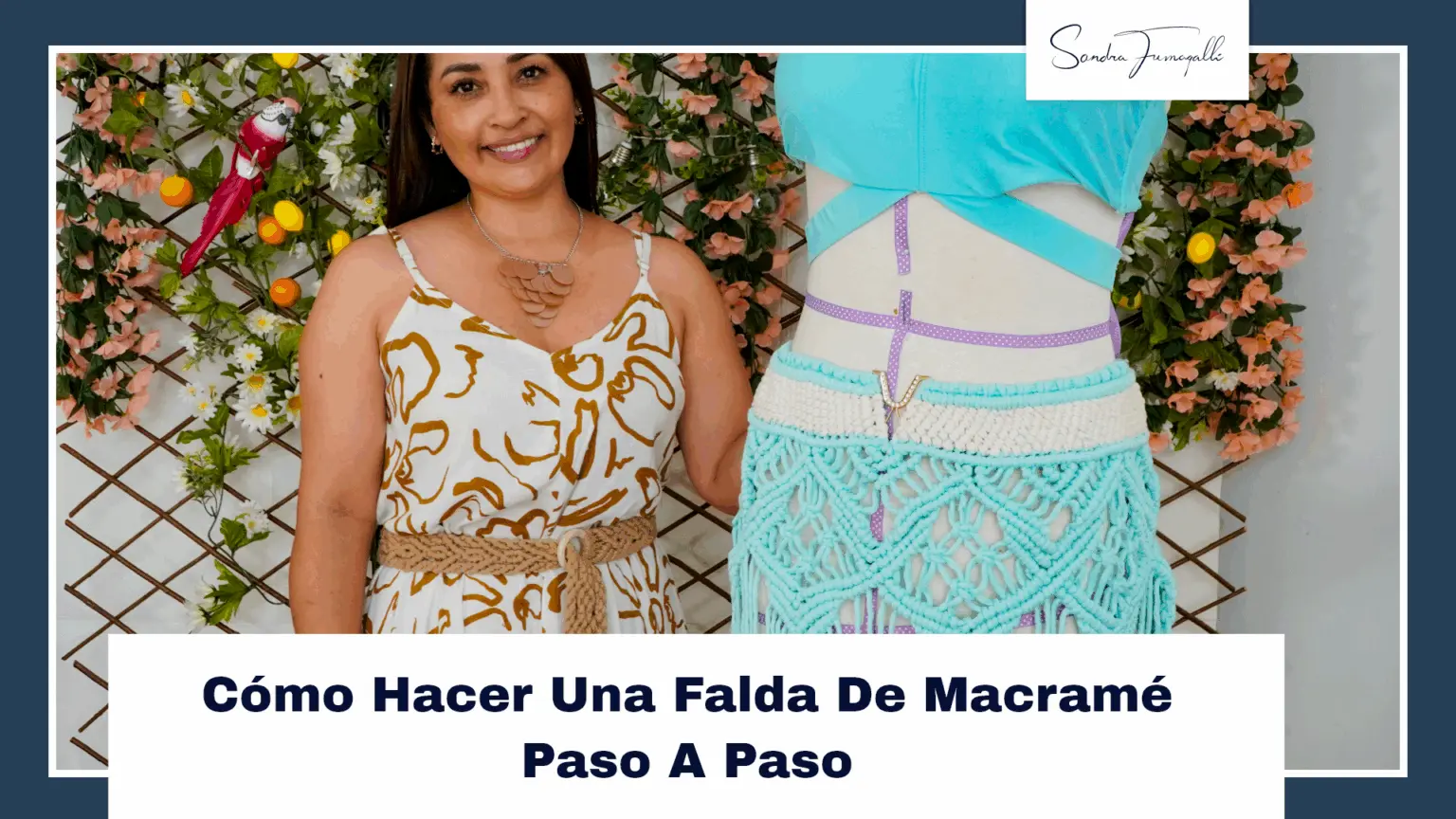 falda de macrame