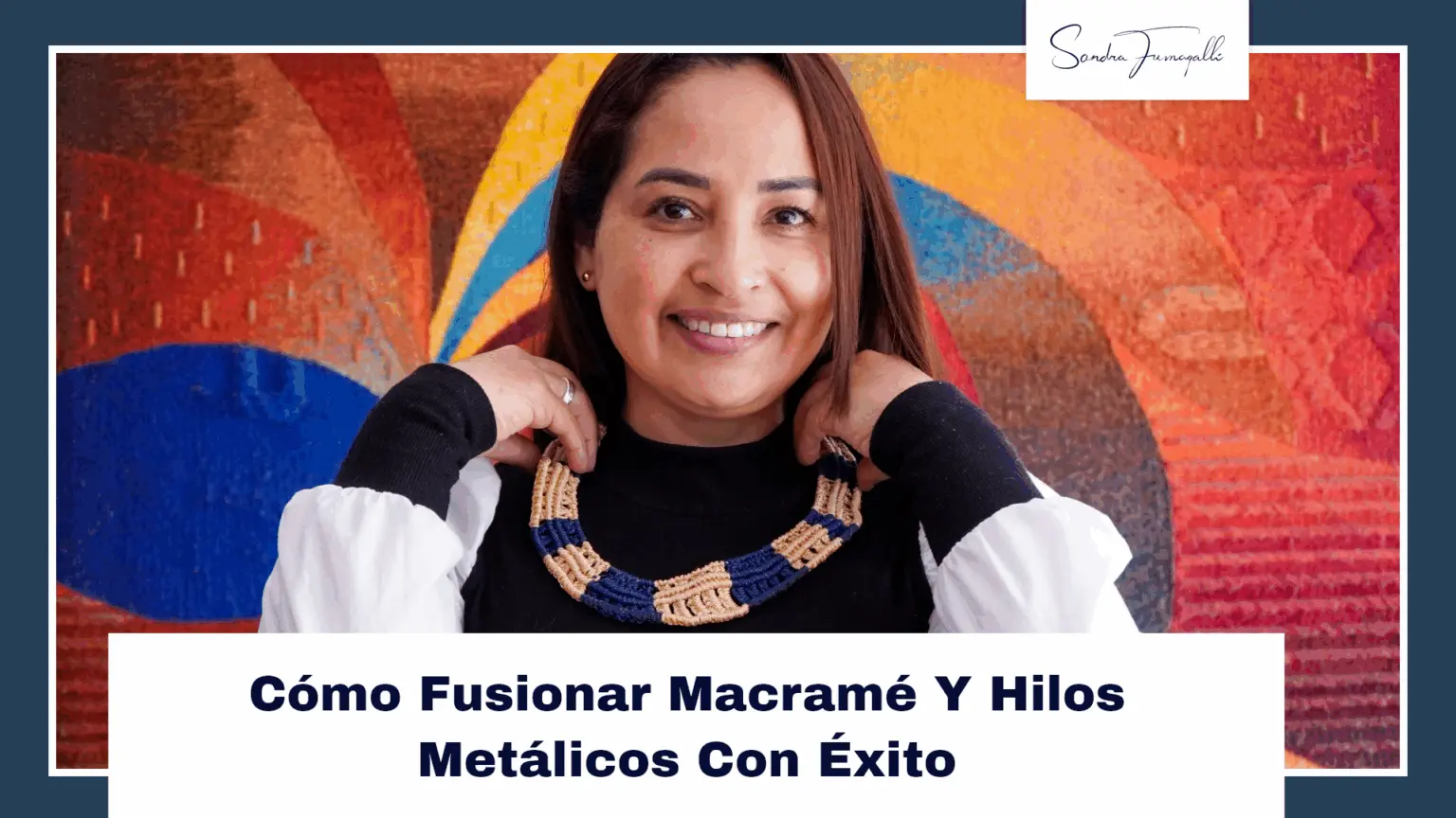 hilos metalicos de macrame