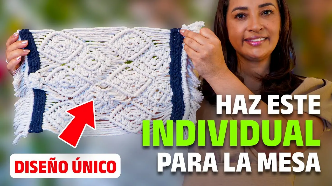 individual de macrame