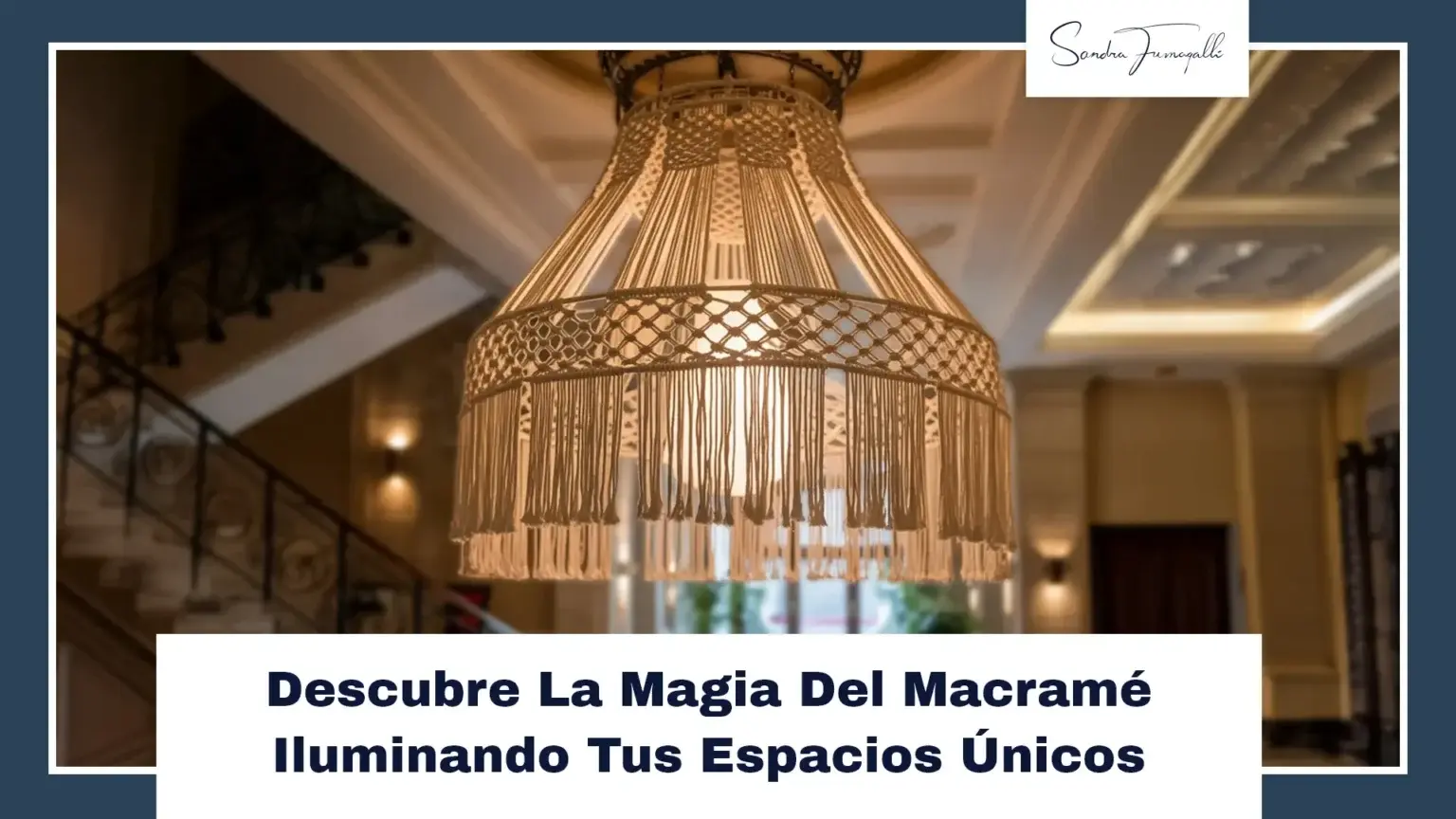 lamparas de macrame