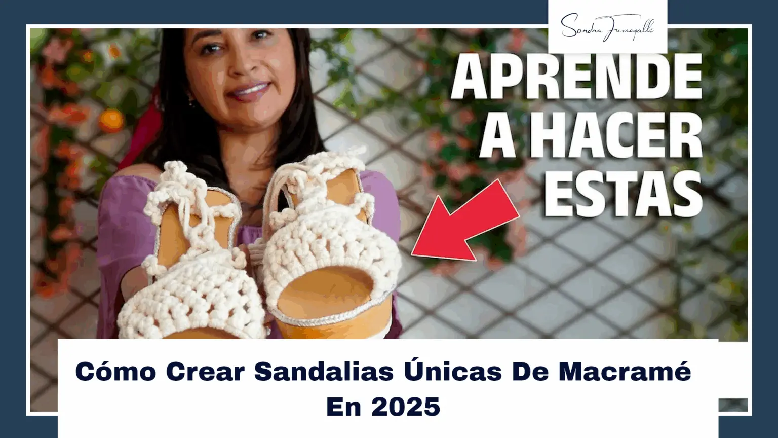 sandalias de macrame